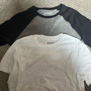 White and grey 2 shirt pack urban pipeline shirts